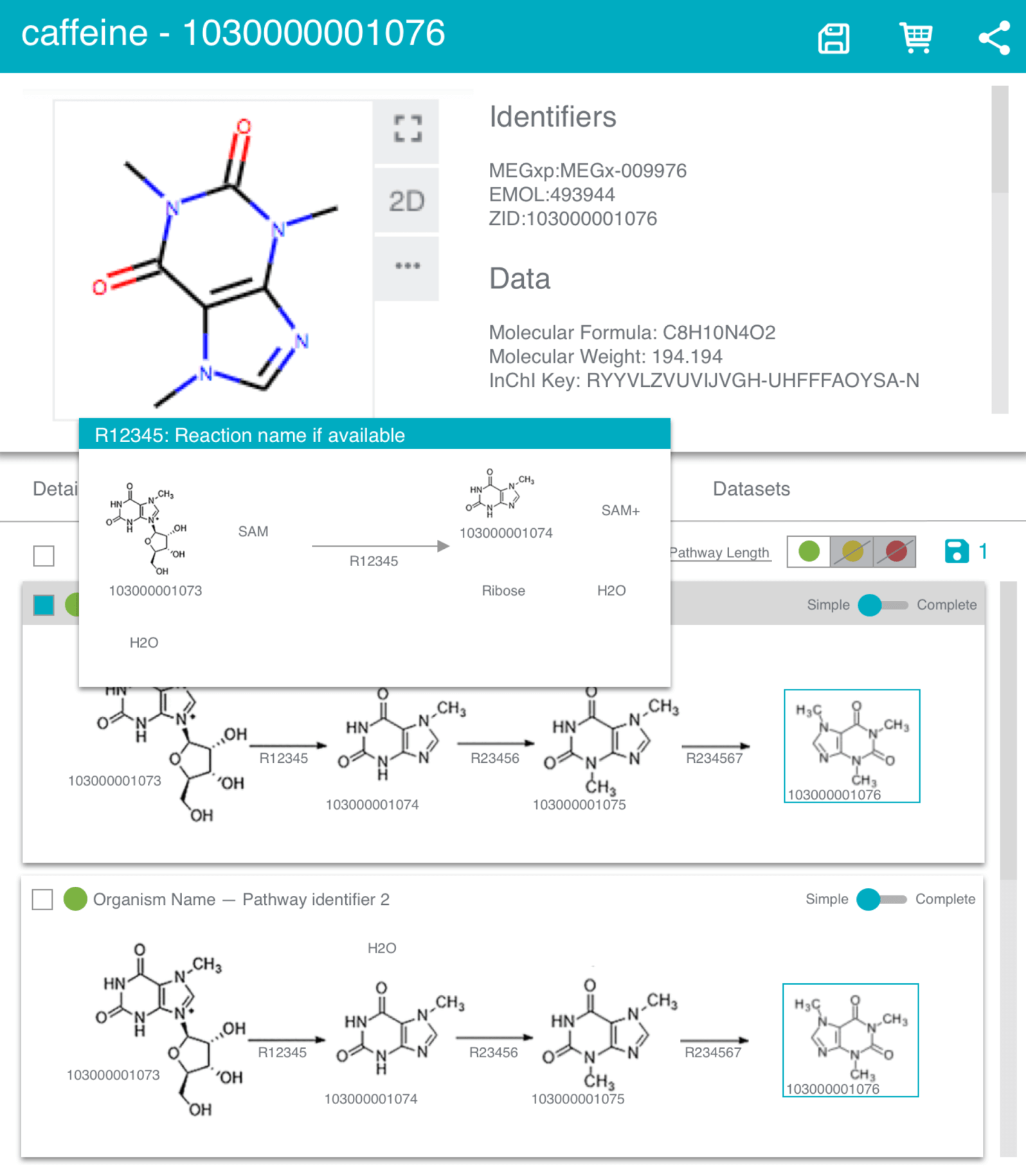 Chemistry database software